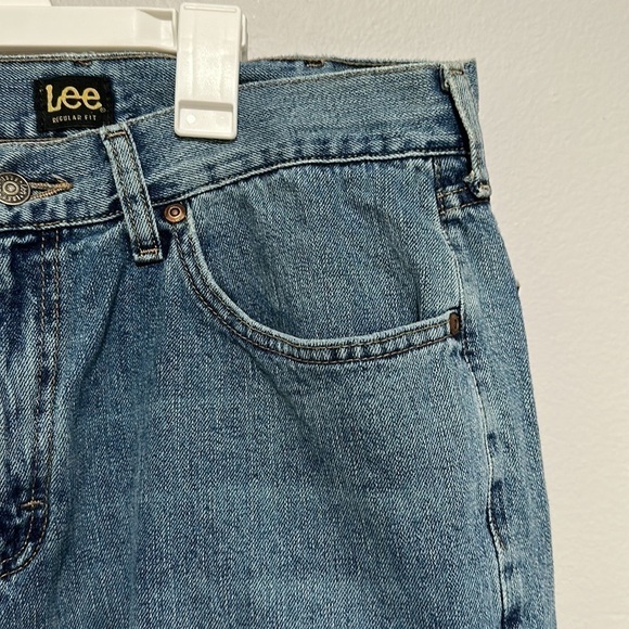 𝅺lee Regular Fit Light Denim Jeans size 34x32 - Picture 5 of 10